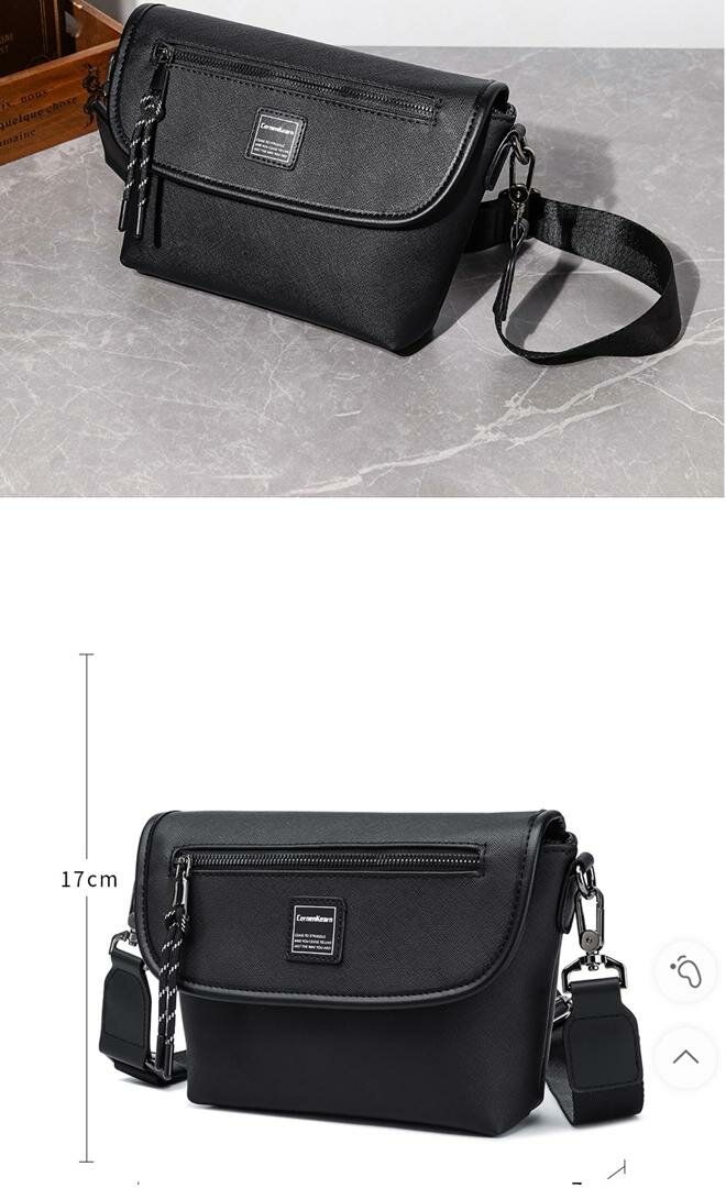 Sac en bandoulière homme élégant