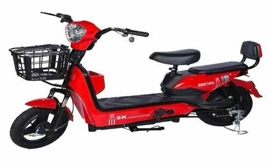 Electric bike with pedal