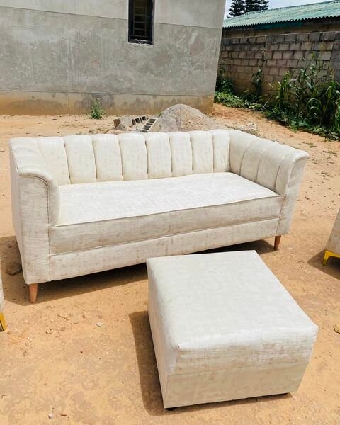 Light sofa and ottoman