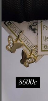 Детские серьги из золота