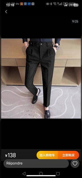 Pantalon élégant pour homme