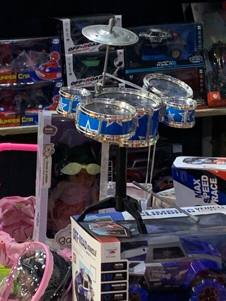 Batterie enfant étoilée