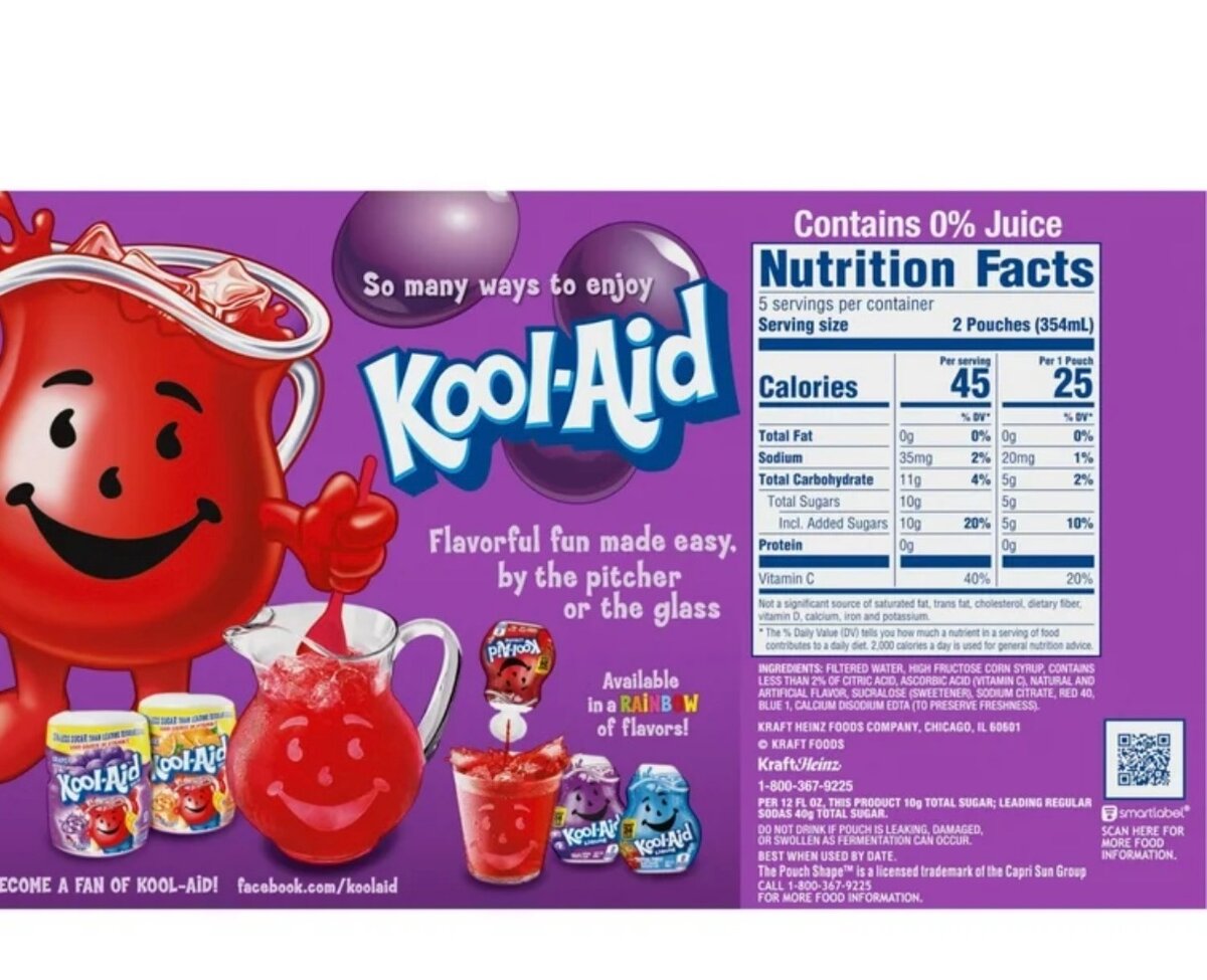 Kool aid Grape ( 10 in a box)