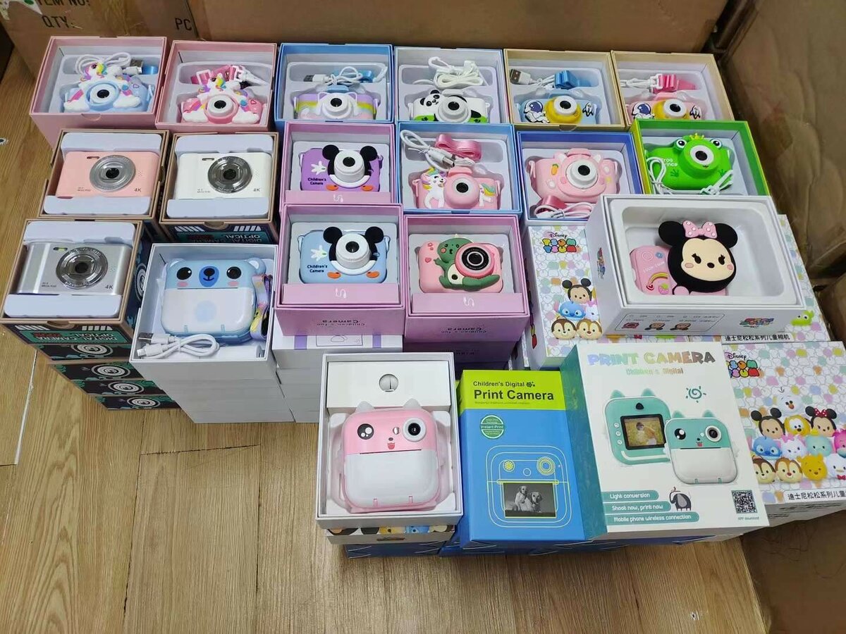 Kids photo video camera snap kit