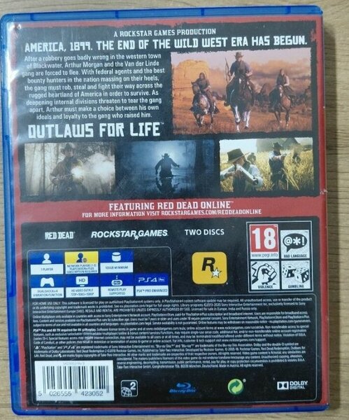 Red Dead Redemption 2 ps4and5