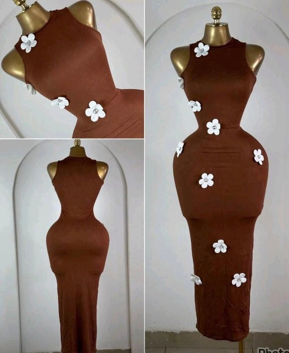 Robe Sirène Fleurie Élégante