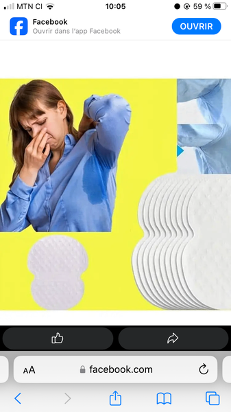 Anti-transpirant 2unité a 500fr