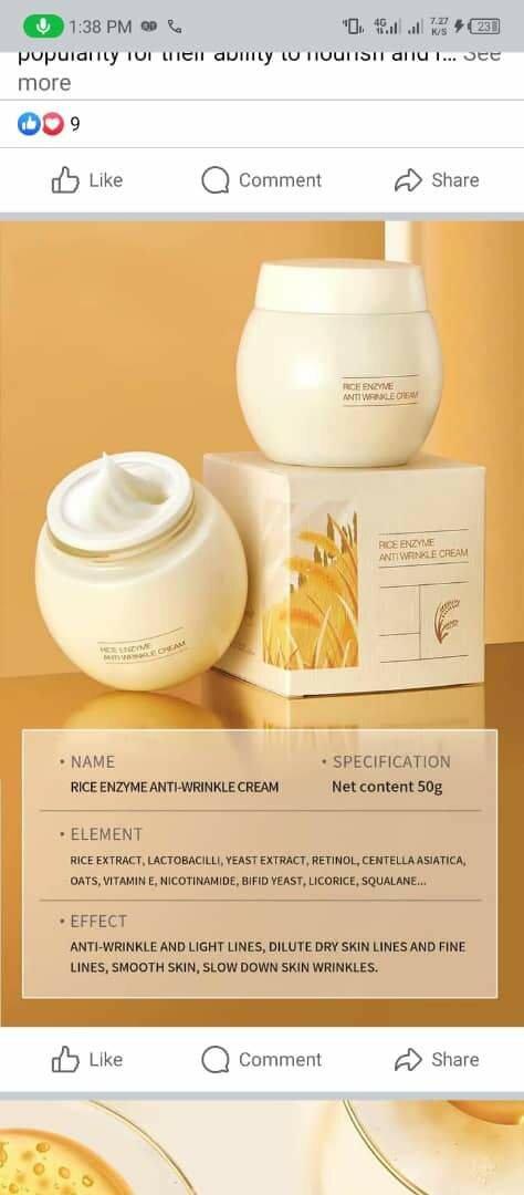 Supplements and cream