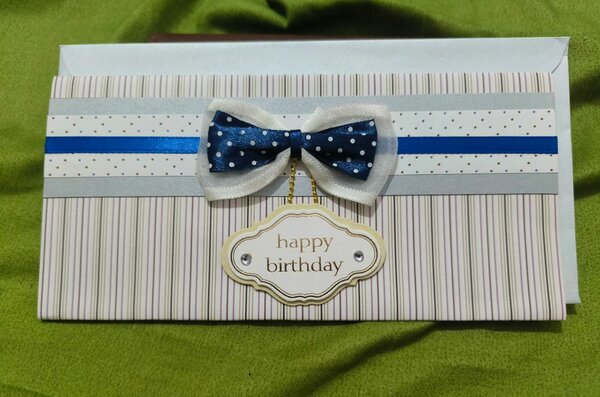 Carte d'anniversaire élégante