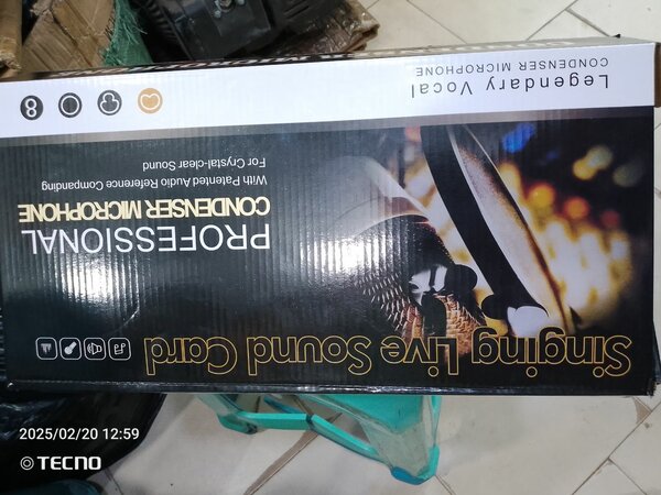 Singing live sound card professional