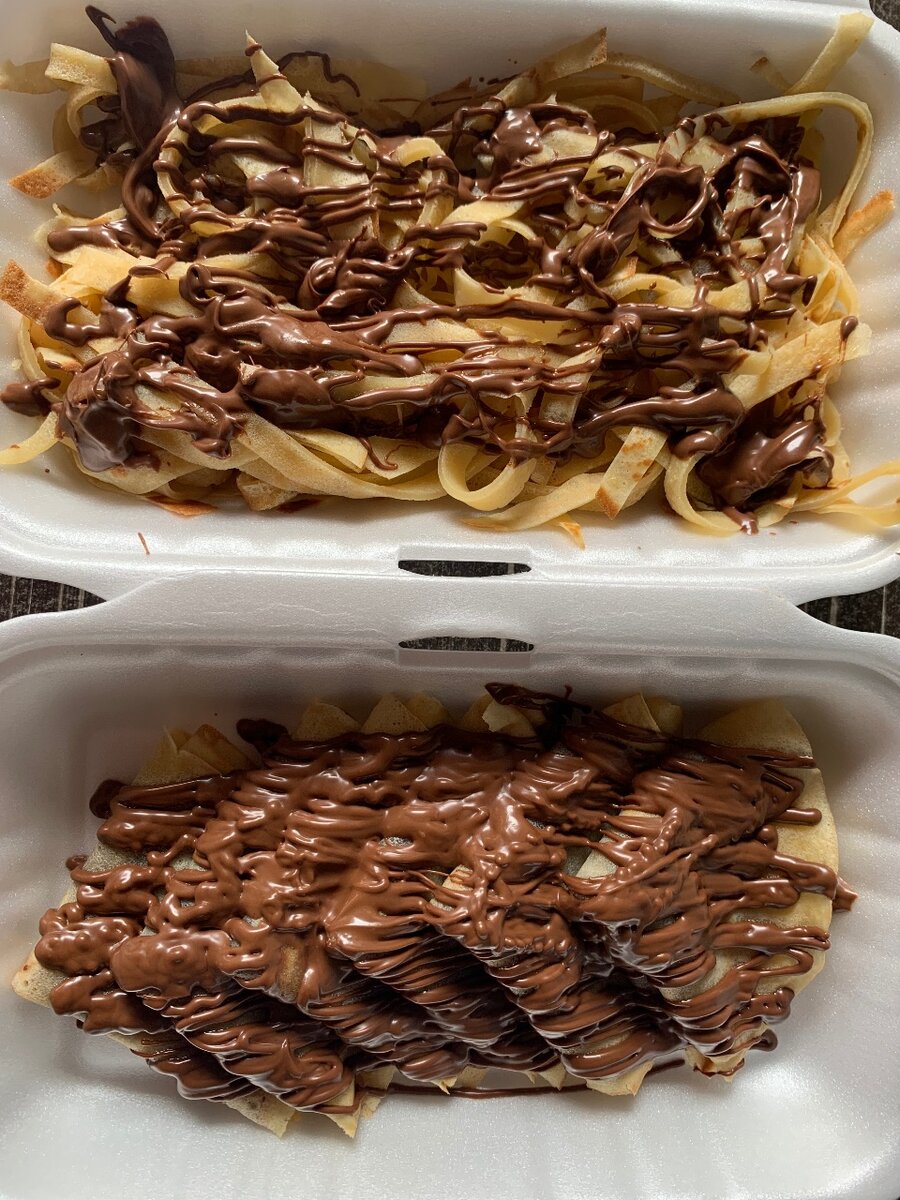 Crêpes gourmandes au chocolat