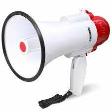 Haut parleur mégaphone