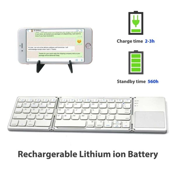 Clavier pliable Bluetooth portable