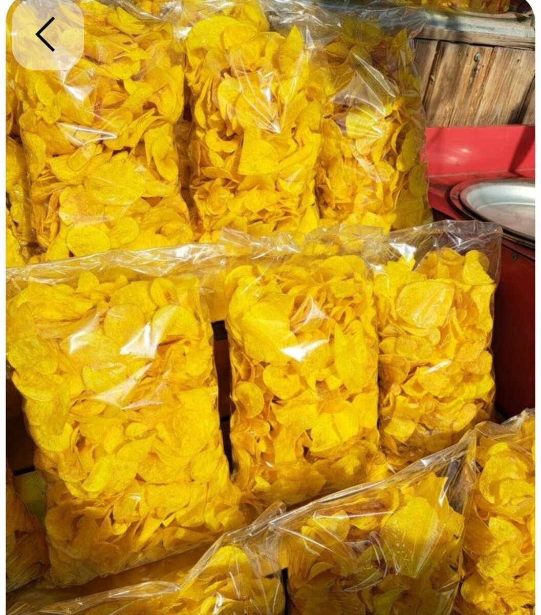 Chips de banane plantain croustillants