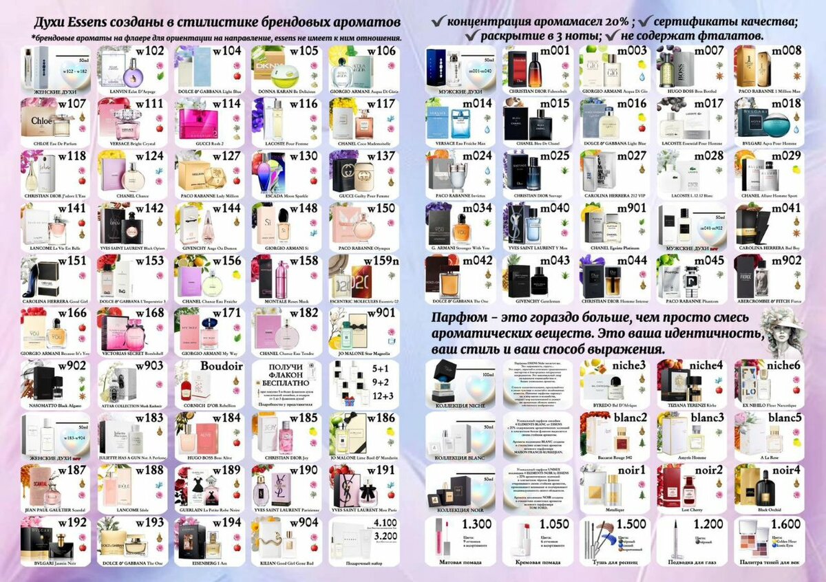 Парфюм, оригинал ESSENS
