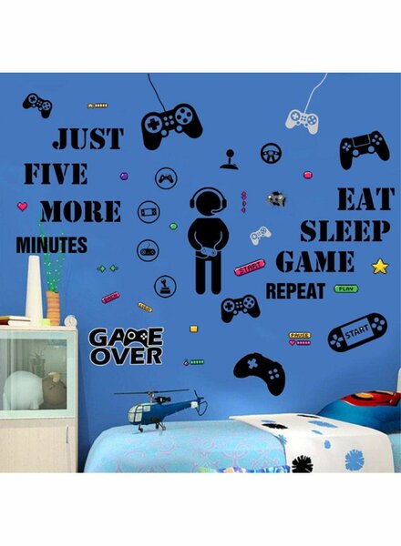 4PCS / SET  VIDEO GAME WALL DECAL