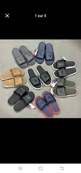 Tongs confortables pour hommes