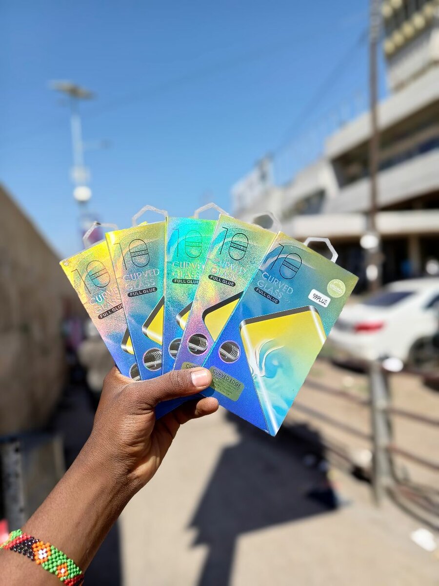 Curved screen protectors