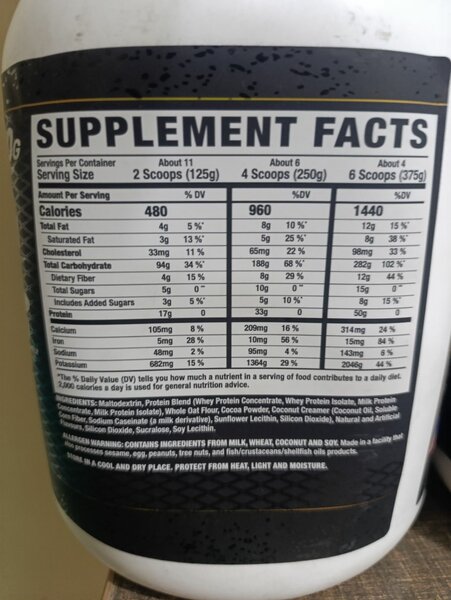 RC KING MASS 6LBS AVAILABLE