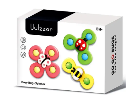 Uulzor Busy Bug Spinner / 18mths+