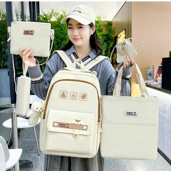 5pcs Bags with backpack