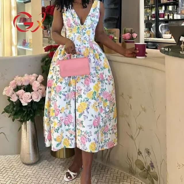 Women's Floral Print Dress