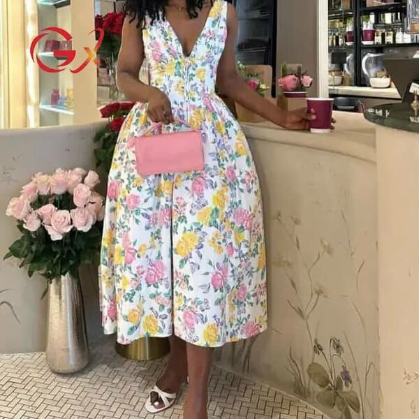 Women's Floral Print Dress