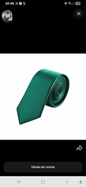 Cravate en soie élégante