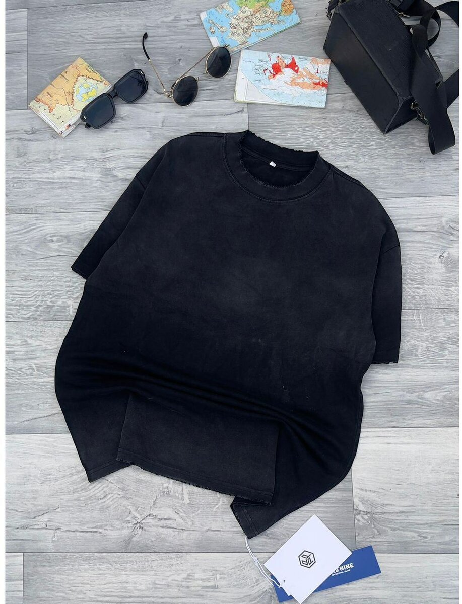 T-shirt uni colore en coton