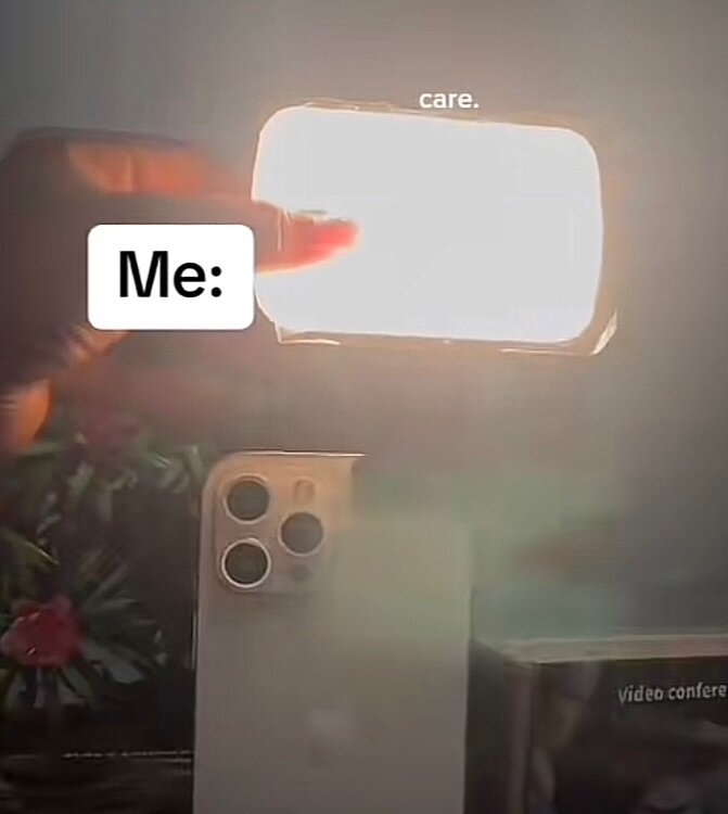 Phone selfie LED light