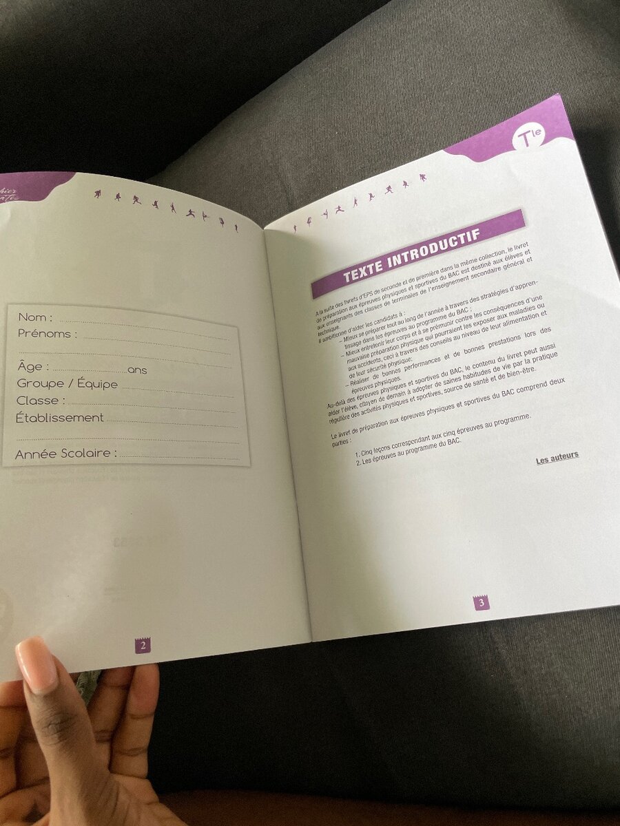 Livret d'activités EPS Terminale