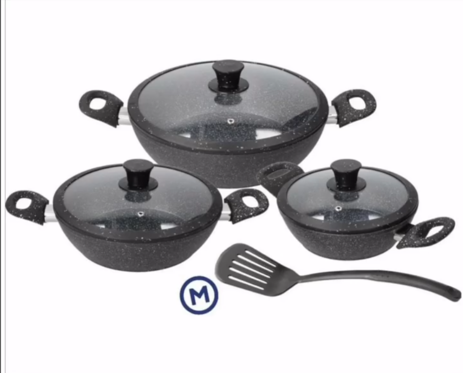  wok set with lid