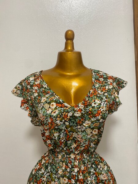 Robe florale élégante été