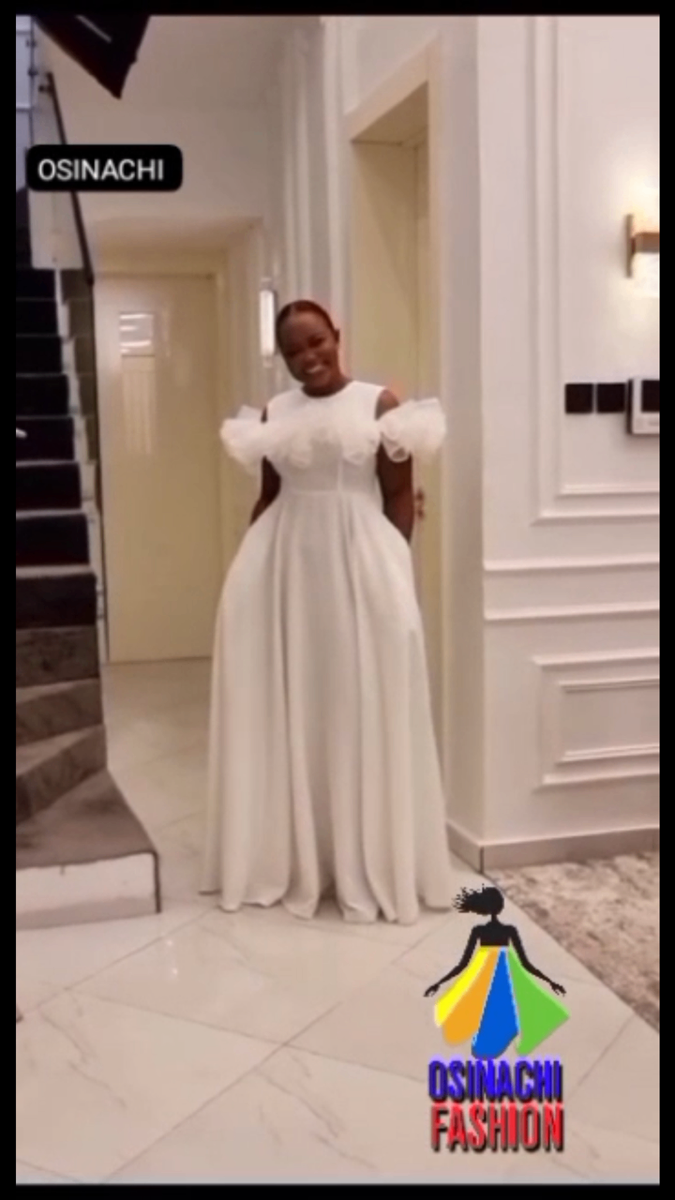 Classy long straight dress