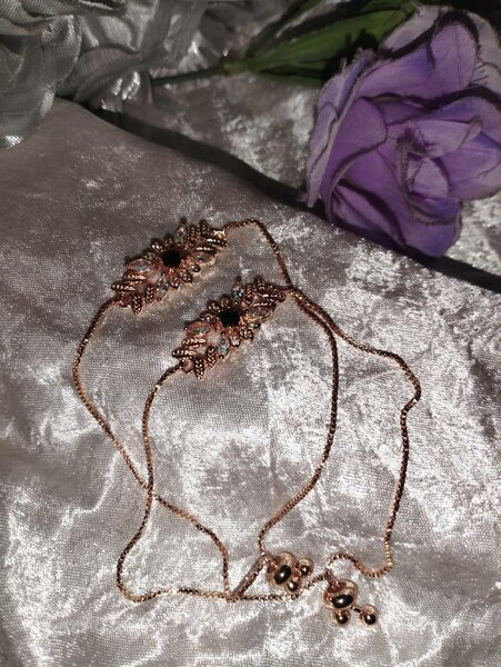 Fashion Chain Bracelets For Women Crystal Charm Adjustable