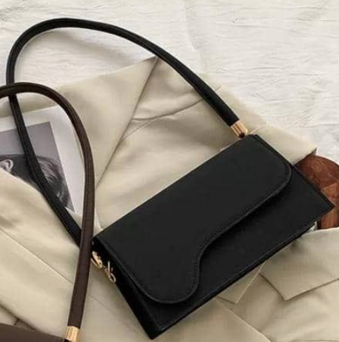 Vintage Shoulder Bags for Women (Color: Black)