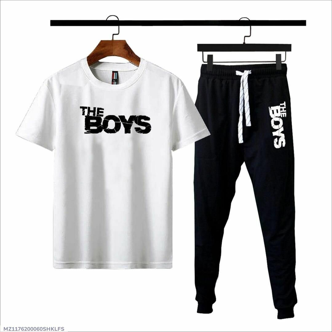 Cotton jersey printed tracksui