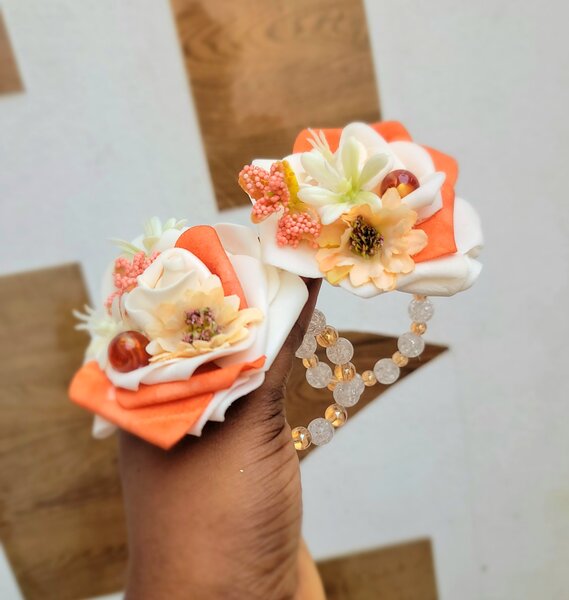 Bracelets de fleurs