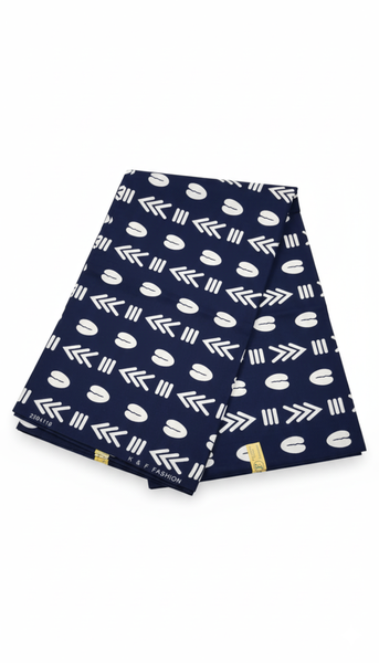 Pagne coton motif graphique
