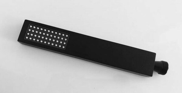 Douchette LED moderne noire