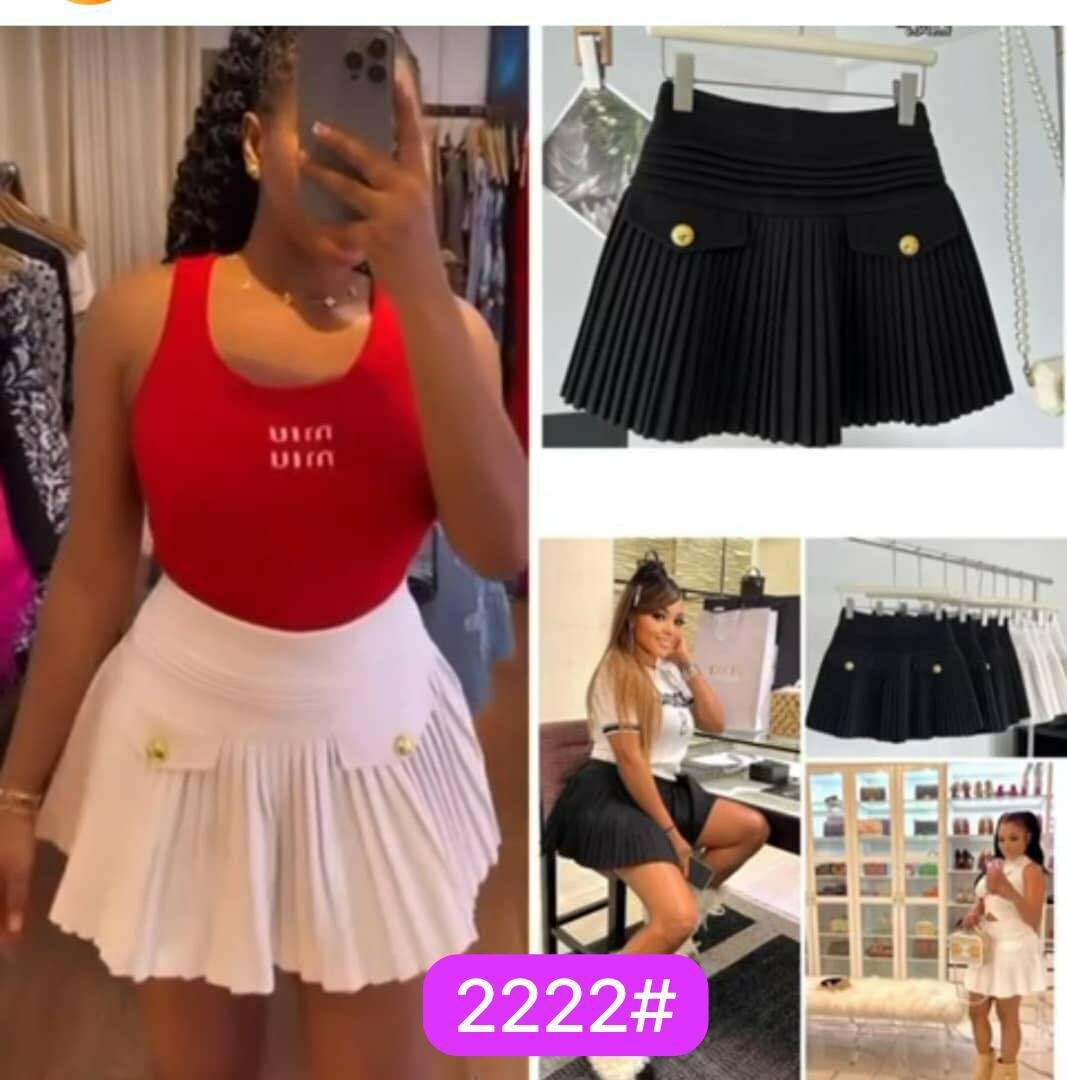 Jupe plissée élégante femme