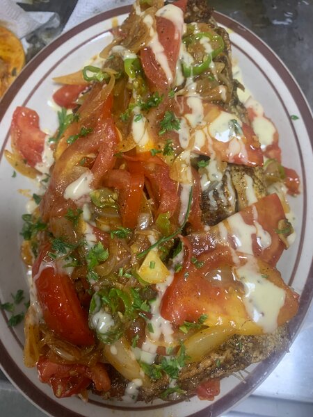 Poisson grillé épicé