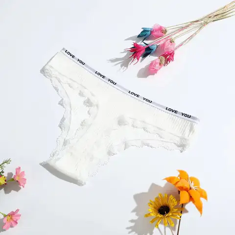 Cotton thong panties
