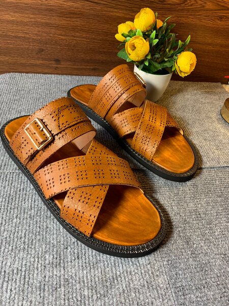 Sandales en cuir pour hommes