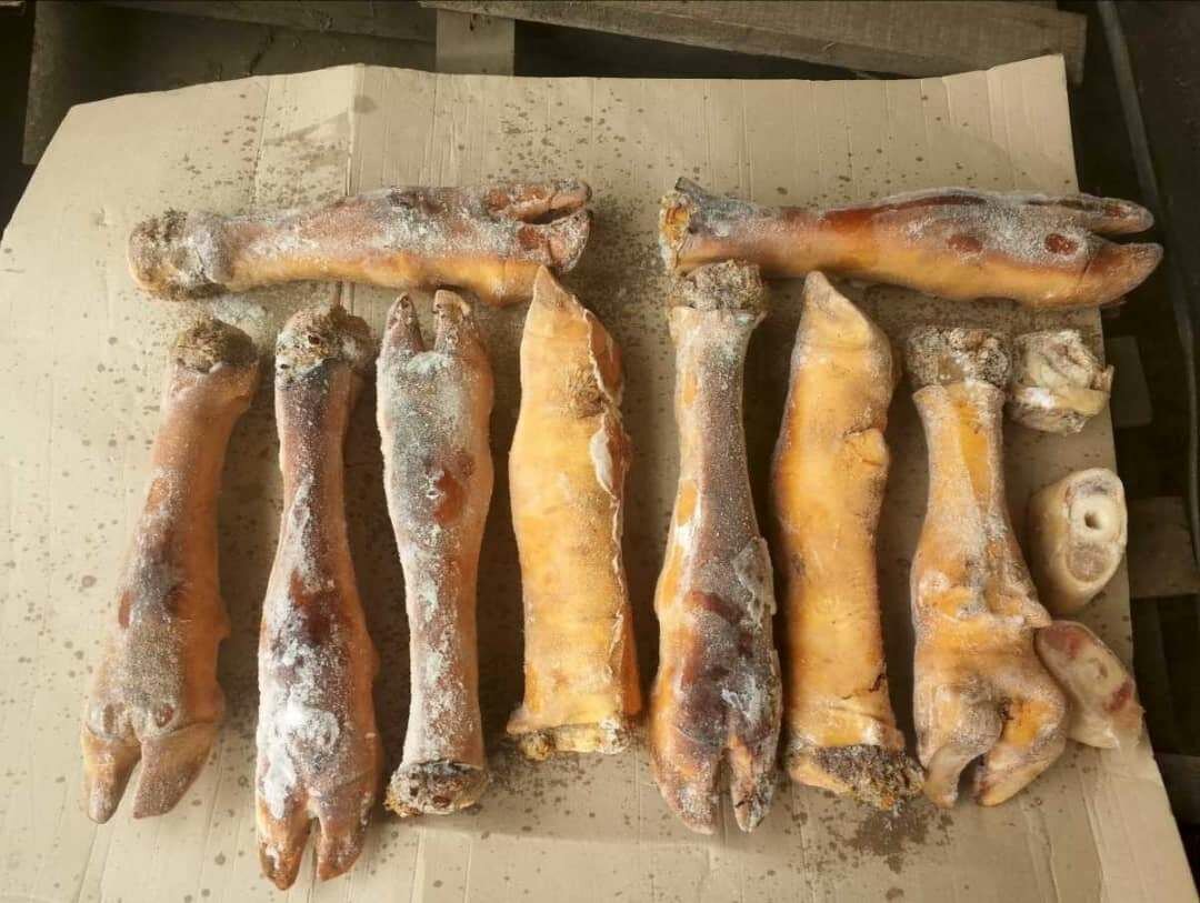 Pattes de bœuf carton de 20 kg