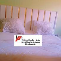 custom made bed with a high base