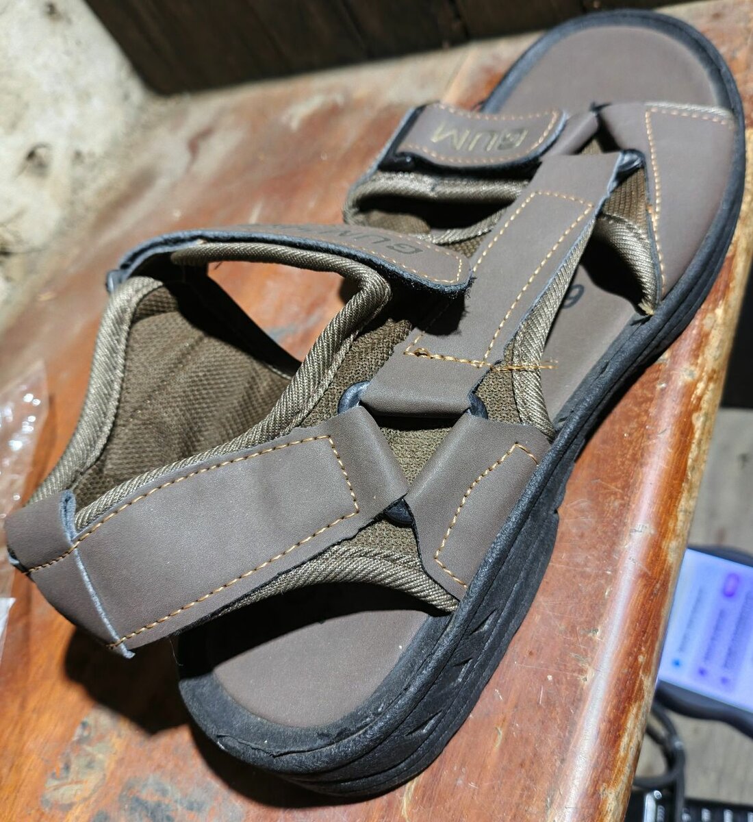 Sandales légères pour homme