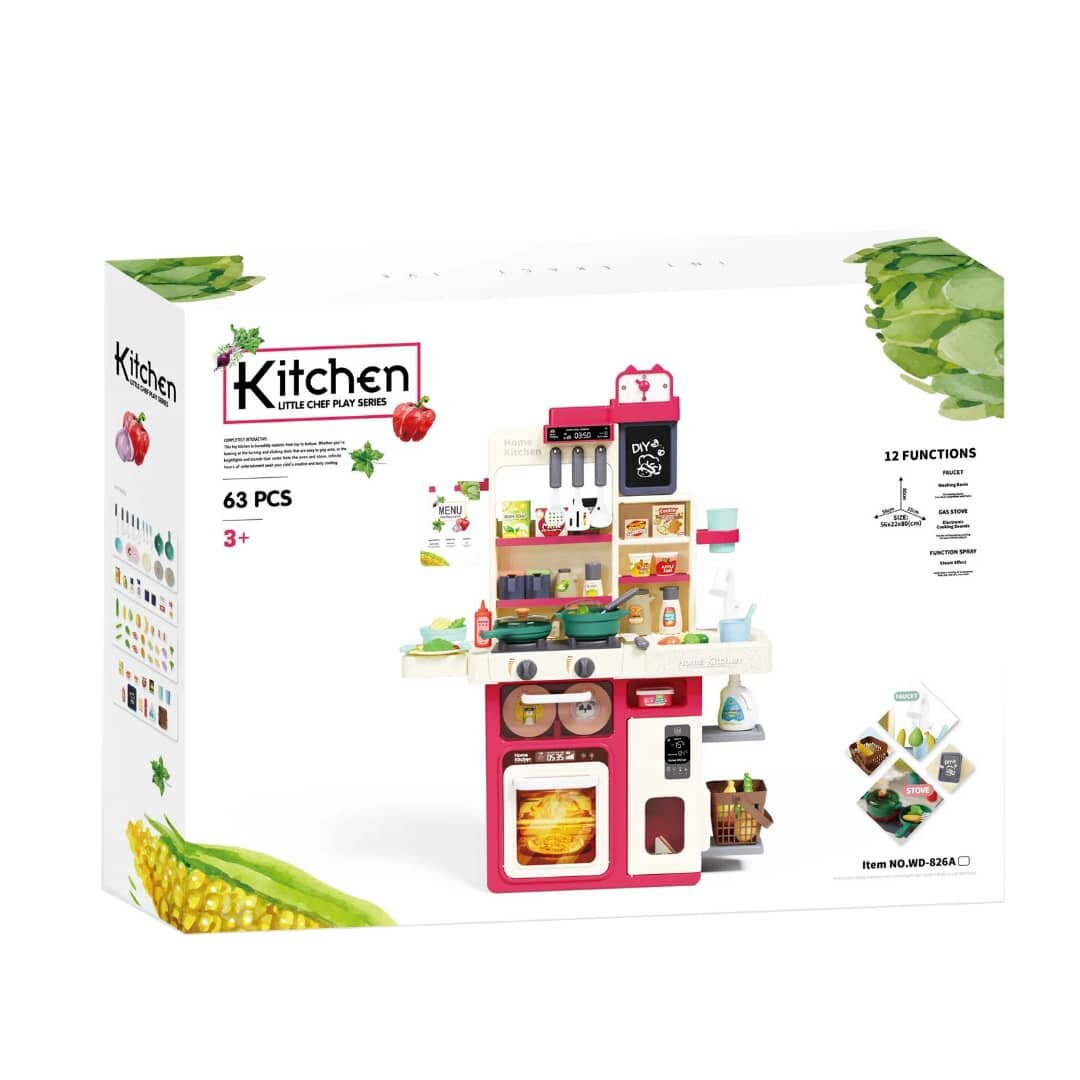 Cuisine enfant interactive 63 pièces