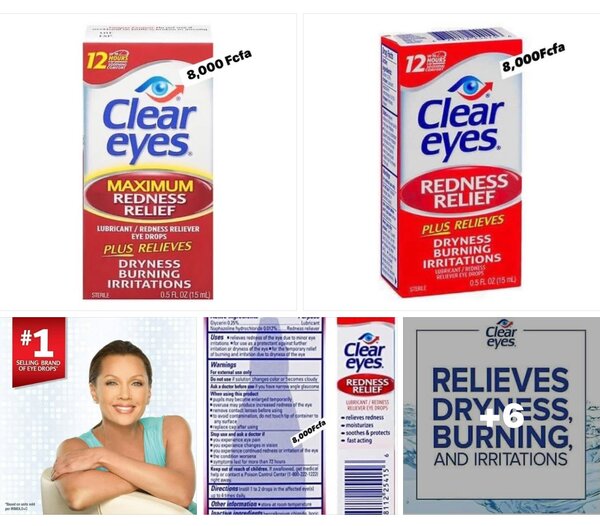 Clear Eyes Relief Yeux Rouges