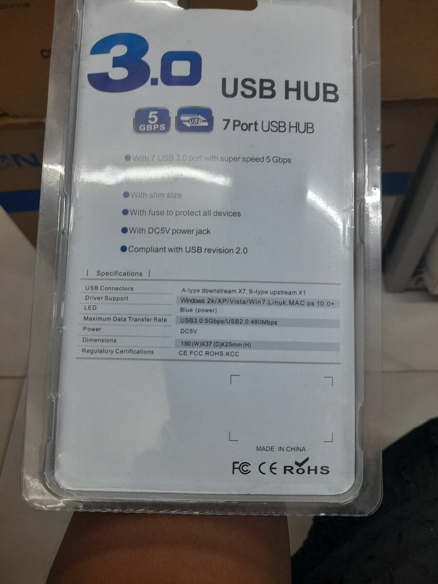 Hub USB 3.0 à 7 ports